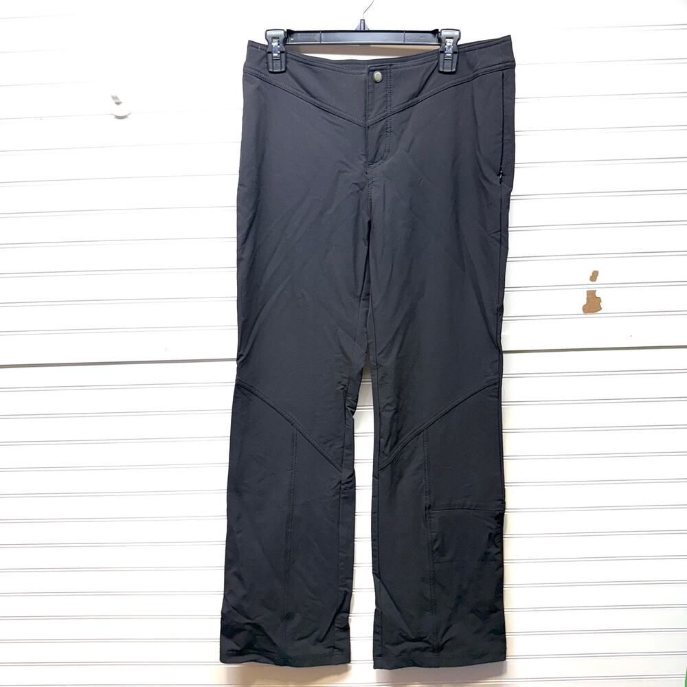 Athleta Nylon Mid-Rise Waistless Zip & Snap Front Pants Size 10T